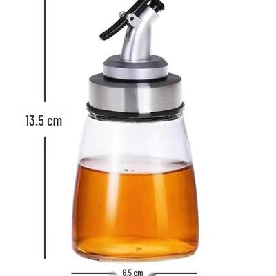 ZISIZ Glass Press Oil Dispenser Bottle Set