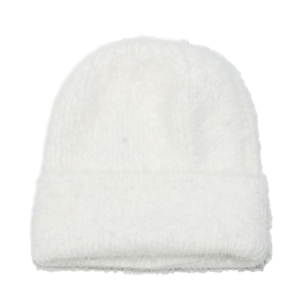 2025 Herbst und Winter neue Samt verdickte warme Strickmütze Imitation Nerz einfarbig vielseitige Wollmütze Schlupfmütze für Männer und Frauen