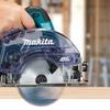 Makita 125mm Cordless Dustproof Circular 18V with 2 and Case Saw, 6Ah, Batteries, Charger, (KS511DRGX)
