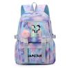 Cartoon Anime K-Pop Demon Hunters Printed Backpack Schoolbag for Teenager Student Girl Boy Bookbag Large Capacity Waterproof Travel Bag Gift