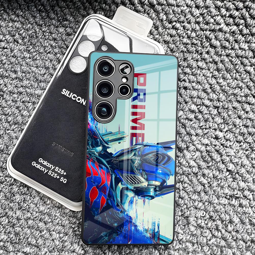 T-Transformers Anime Phone Case For Samsung S26 Ultra S25 Edge Ultra S23 S22 S21 S20 Ultra Plus S24 Fe A25 Glass Cover
