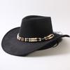 Popular European and American Classic Big-brimmed Western Cowboy Hat Men's and Women's Outdoor Fashion Anti-sun Cowboy Hat Jazz Hat