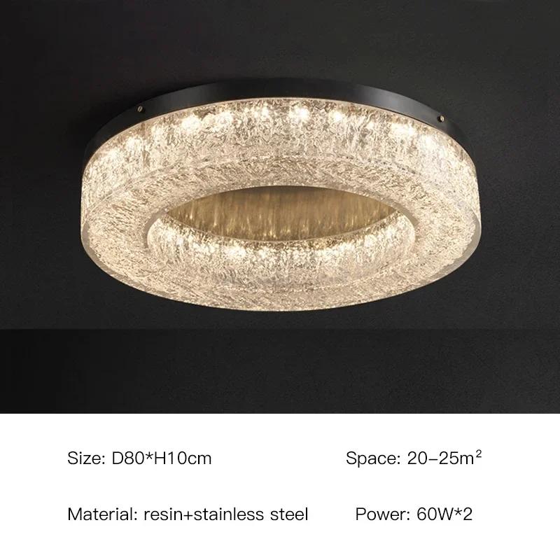 Nordic luxury ceiling light modern crystal LED pendant light hotel dining room living room home decoration lighting fixtures