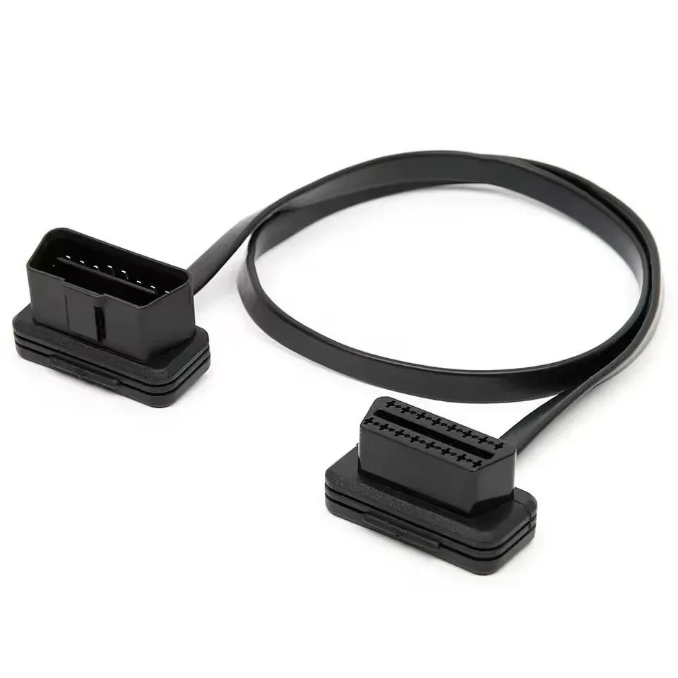Разветвитель OBD II OBD2 16-контактный Удлинитель 1x Папа и 2x Мама Кабель-адаптер 60см