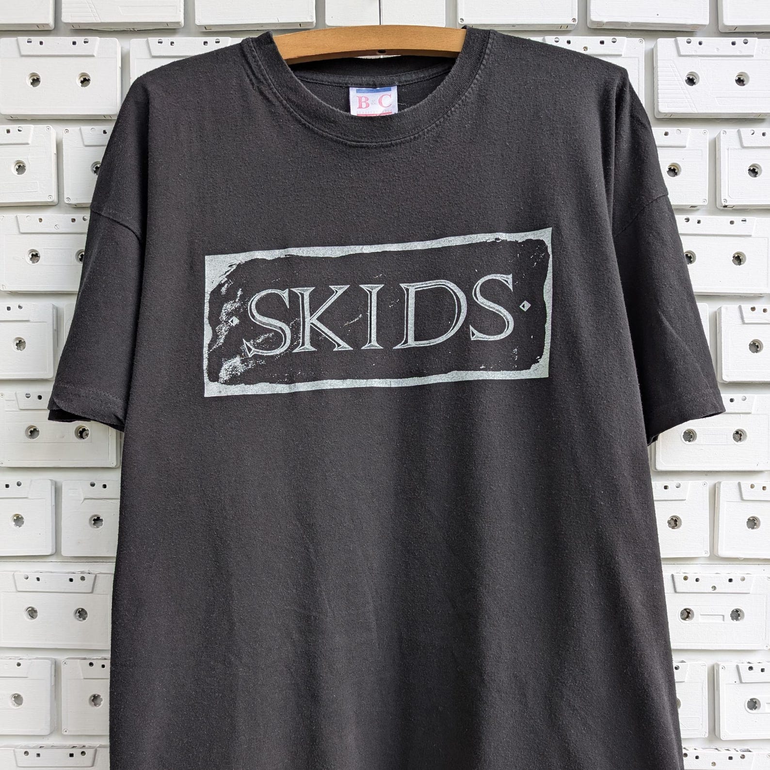 Vintage Mid 00s The Skids T shirt Scottish New Wave Post Punk Rock Band Stuart Adamson Memorial Tee Size Short XL L