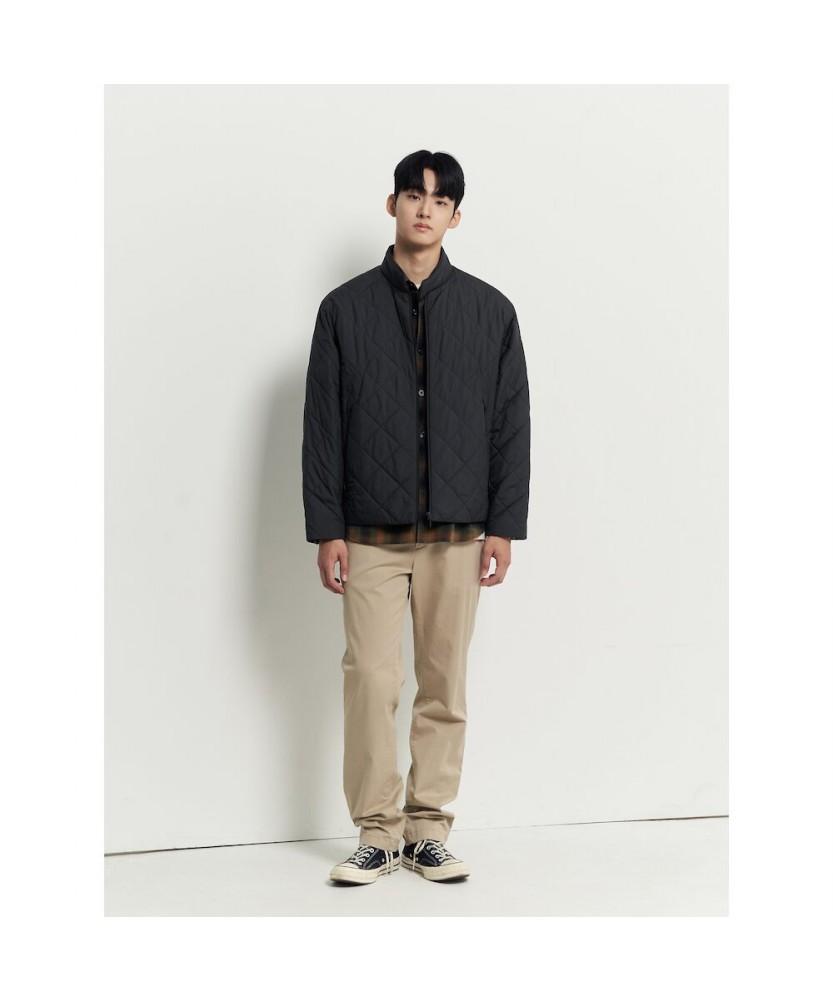 Beanpole Men Modern Diamond Quilted Harrington Jacket Black