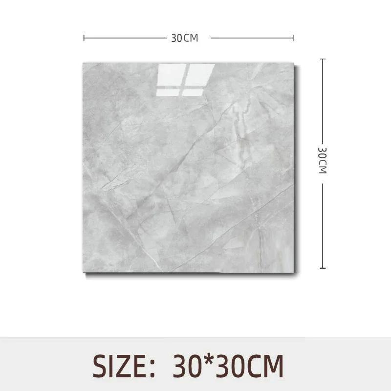 10pcs Waterproof Imitation Marble Wood Tile Floor Stickers 30*30cm Bathroom Home Decoration DIY Self-adhesive Wall Stickers