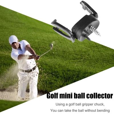 New Mini Golf Ball PickUp Plastic Black Golfball Pick Up Tools Ball-picking Stand Outdoor