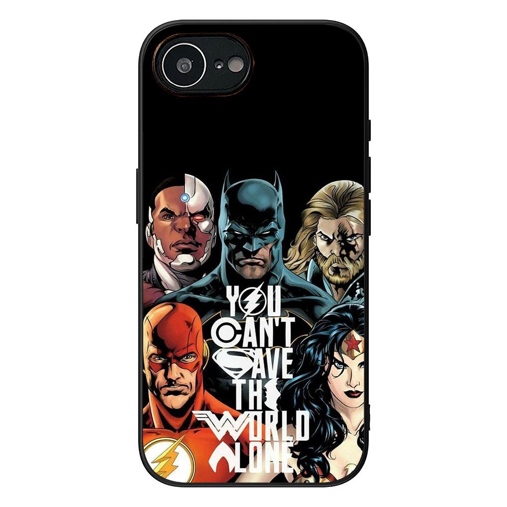 Justice League DC Comics Super Hero Phone Cover for Xiaomi Redmi Note 13 14 ProPlus A4 A3 Pro Plus 13C Pro+ Note13 Note14 Case