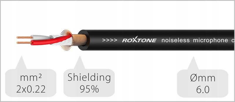 Roxtone SMXJ210L3 SMART - Microphone cable (3m)