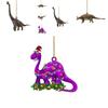 Addobbo da appendere dinosauro di Natale 2023 per decorazione albero festivo e regali per feste