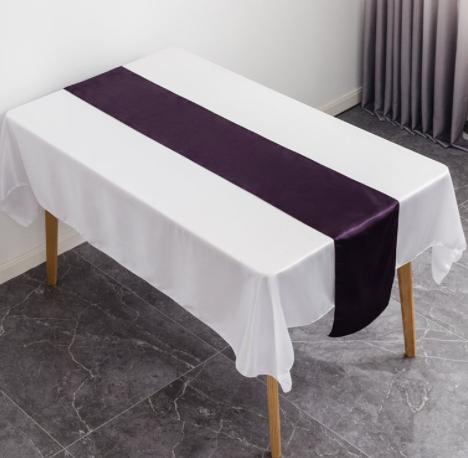 Satin Table Runner For Wedding Party Event Banquet Table Runner Luxury Dinner Tablecloth Home Wedding Table Decoration