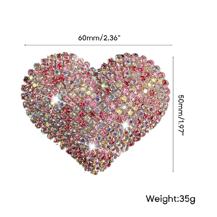 Car Air Conditioning Outlet Perfume Decoration Rhinestone Heart Parfume Diffuser