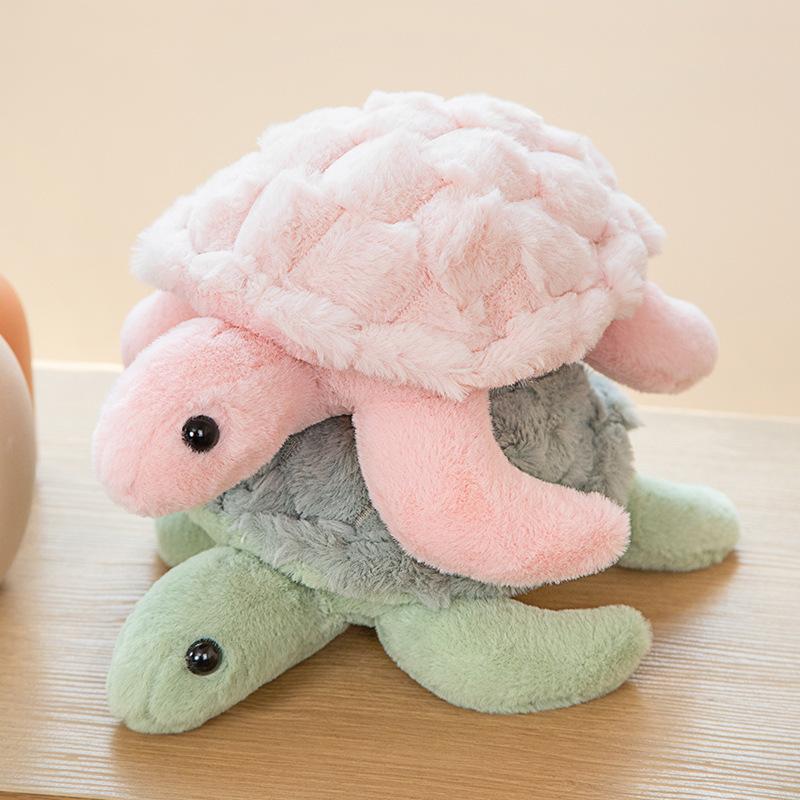 Lie Lie Lie Turtle Pillow Plush Toy Doll Green Turtle Doll Children's Accompaniment Soothing Ragdoll Doll