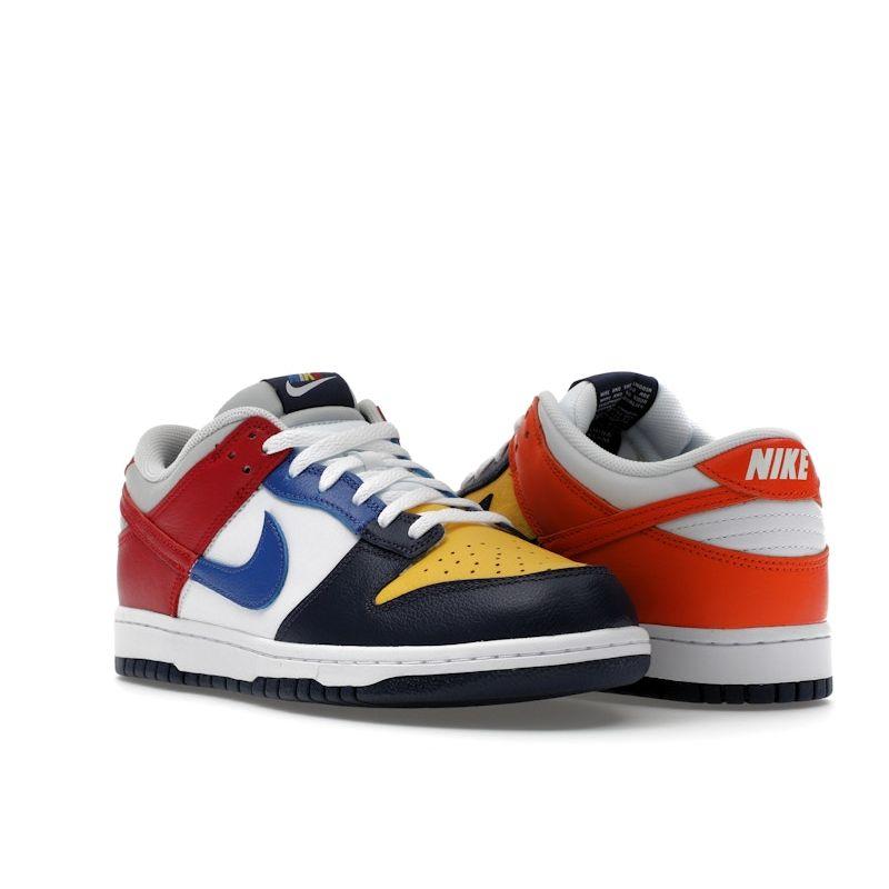 Nike Dunk Low Japan QS What The 2024 Unisex Αθλητικά Παπούτσια Πολύχρωμο Μπλε Μεσονύχτιου Varsity-Καλαμποκί IB2051-400