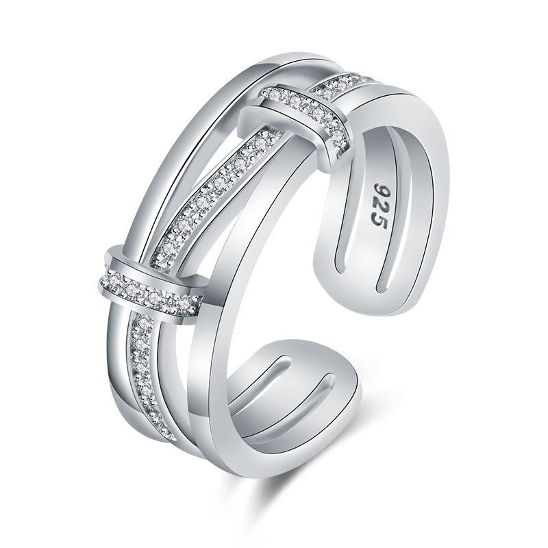 New   Copper Ring For Women Luxury Wedding Jewelry Engagement Charm Fashion High Quality Party Holiday Gifts