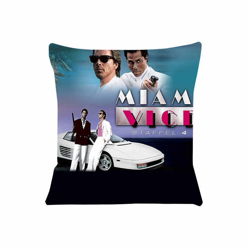 Cushion Cover for Sofa Miami Vice Pillow Case Cover Seat Car Throw Pillowcase 45X45cm For Home Decorative SJ603