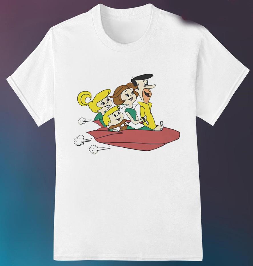 

Sarah Connor The Terminator Wearing The Jetsons T-shirt size S-5XL Unisex T-Shirt S