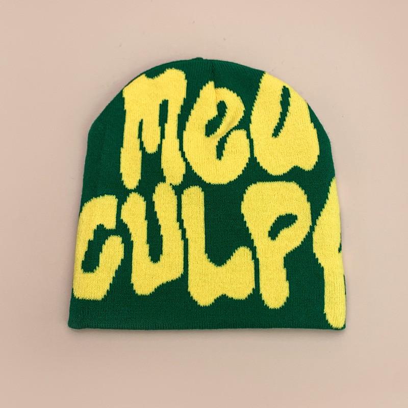 Skull Flame Spider Knit Beanie Men Women Winter Warm Hip Hop Hat