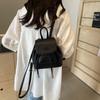 2025 New Fashionable and Simple Portable Satchel, Foreign Style Girl Single Shoulder Small Backpack, Retro Bucket Backpack