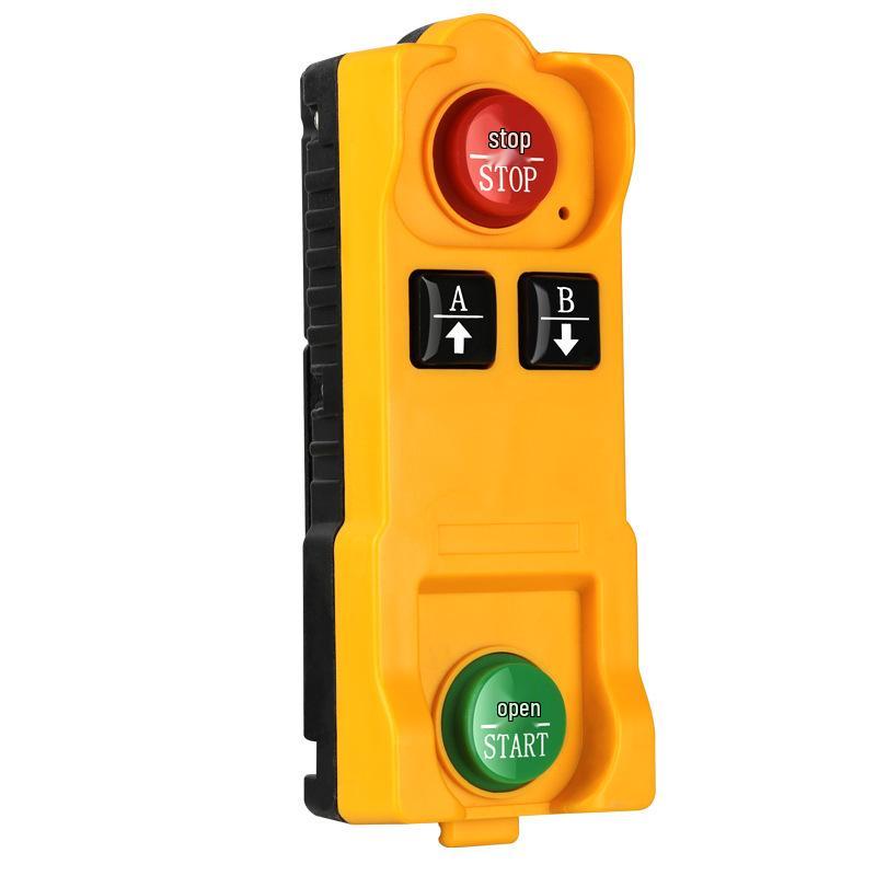 High-Power Industrial Remote Control with Waterproof Switch, 1527 Chip Motor Hoist Crane 2-button 315M