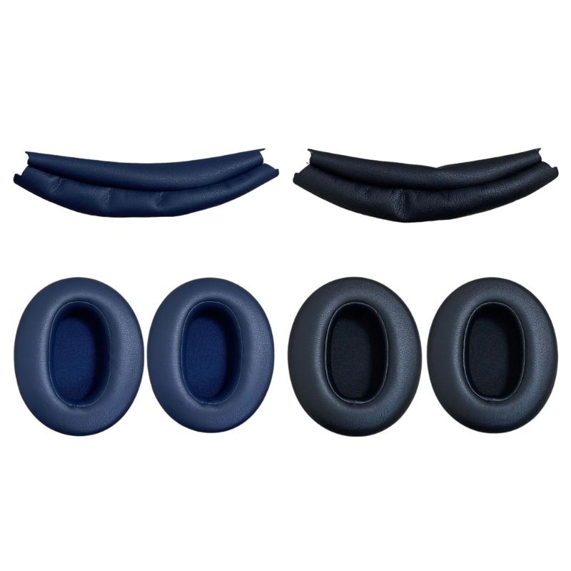 Replacement Ear Pads Headband Cover for WHXB910N Headsets Earpads Block Out Noise Pad Restore Comfort Ear Cover