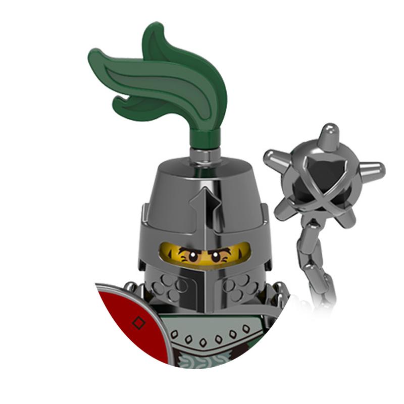 Medieval Military War Soldier Doll Building Block Spartan Soldier Crusader Roman Knight Weapon Sword Helmet Children's Toy Gifts