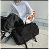 Gym Travel Backpack Black Round Bag for Men Women Casual Outdoor Sports Shoulder Crossbody Bag Training itness Weekender Duffel