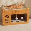 Sturdy Cat Scratching Board Wear-Resistant Cat Scratching Nest Vertical Crawler  Pet Kitten