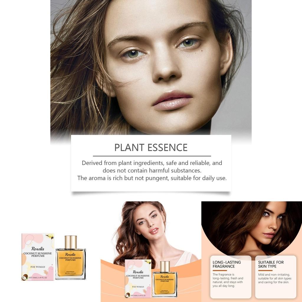 Fresh And Elegant Coconut Fragrance Spray For Women Long Lasting Aromatic Charm 50ml