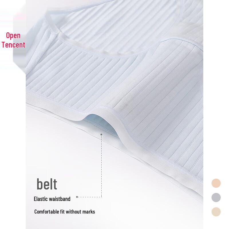 Fenteng Women's Antibacterial Cotton Briefs 4-Pack