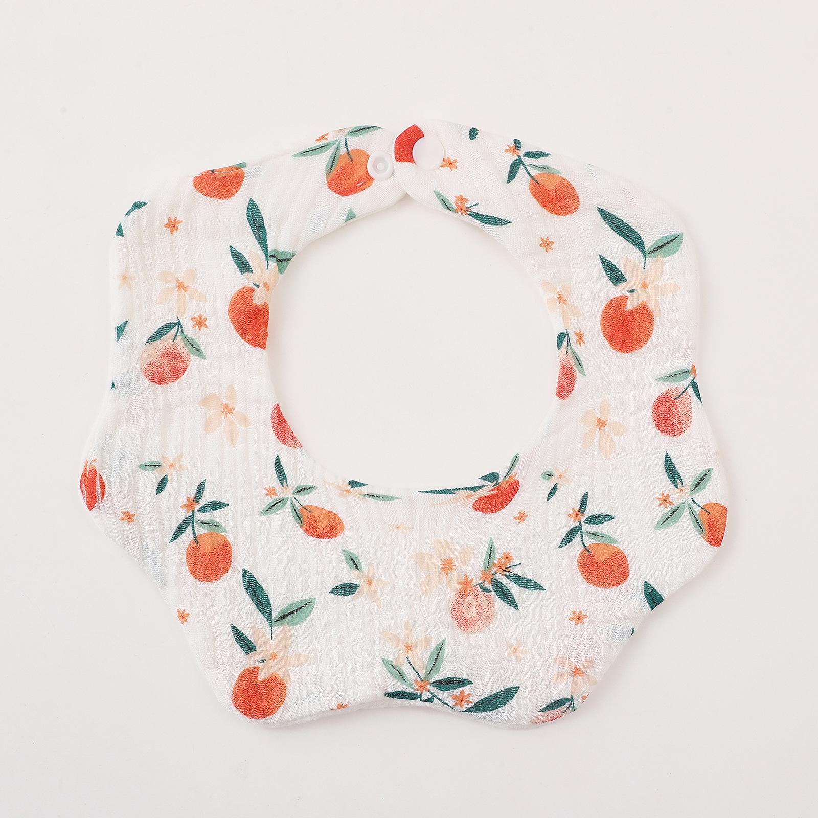 

0-3 года Утолщенные хлопковые марлевые детские нагрудники Милый цветочный принт Младенческий нагрудник Мягкие салфетки для срыгивания для мальчиков и девочек Полотенце для кормления