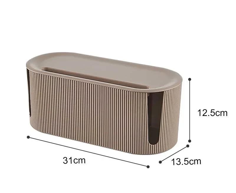 Fashion Plug Board Storage Box Cable Wire Organizer Socket Wireless WiFi Router Bracelet Desktop Data Line Plug Holder Shelf