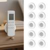 10pcs Multi Purpose Remote Holder Magnetic Mount Rack for Audios and Air Conditioner Controllers for Home Use