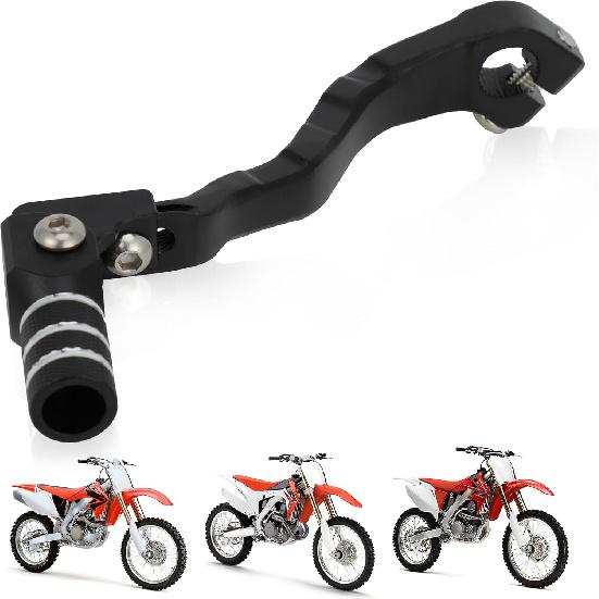Motorcycle Gear Shifter Shift Folding Lever Tip CNC for CRF250R 2004-2009 CRF250X 2004-2015 CRF450R 2002 Black