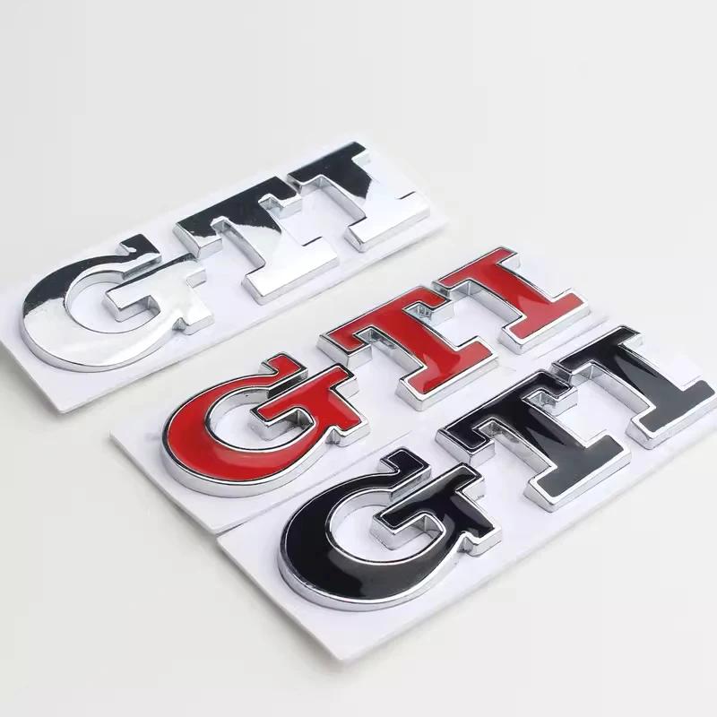 2026 New For VW VOLKSWAGEN 3D Metal GTI Grill Emblem Badge Rear Trunk Decal Car Sticker for Volkswagen VW Golf 5 6 7 8 MK2 MK3 M