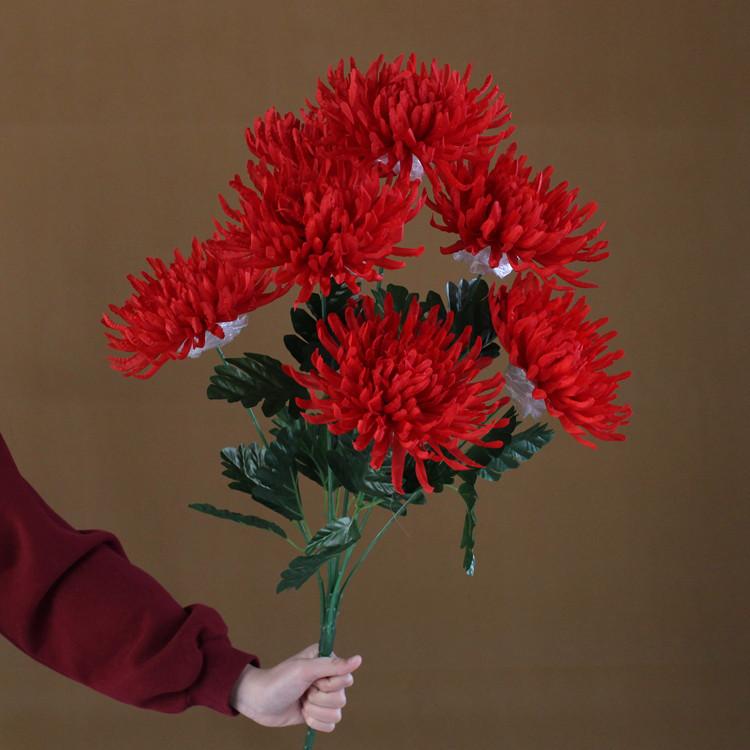 Immortal flower marigold, simulated flower, chrysanthemum sacrifice, 7 simulated marigold flowers, fake flowers, dragon claw chrysanthemums