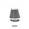 1PC Universal 35-60mm Motorcycle Tapered Air Filter Cleaner Dirt Pit High Air Flow Filter Moto Conical Air Filter Dirt Cleaner