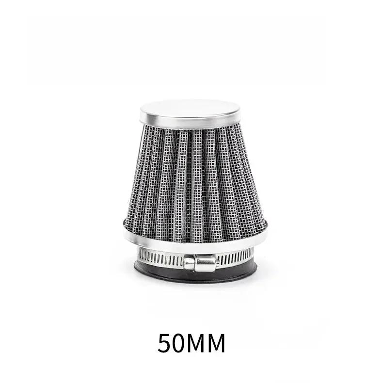 1PC Universal 35-60mm Motorcycle Tapered Air Filter Cleaner Dirt Pit High Air Flow Filter Moto Conical Air Filter Dirt Cleaner