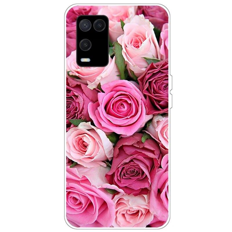 OPPO A54 Case telefonhoz Hátlap OPPO A54 5G 4G Case CPH2239 CPH2195 OPPOA54 A 54 Bumper Silicon Soft Funda fekete tpu tokhoz