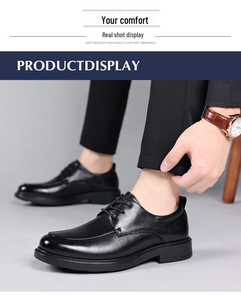 Dragonfly Genuine Leather Men's Formal & Casual Shoes - British & Korean Wedding Style