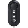 Car Key Fob Shell Case Replacement For RAM ProMaster 1500 2500 3500 City 2015-2019 for Fiat 500 Ducato 3 Buttons,Just The Key Shell