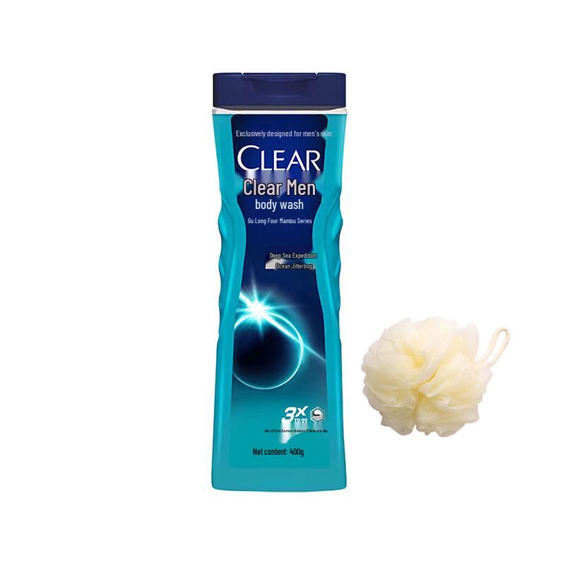 Clear Men's Deep Sea Adventure Body Wash
