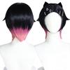 Clove Cosplay Wig Mixed Color Short Hair Heat Resistant Synthetic Wigs