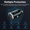 AKQI Car 200W Dual Port Mini USB Type-C Fast Charger Ultra Fast Charging Cigarette Lighter For Ford Fiesta EcoSport ESCORT focus 1