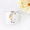 Personalized Name Enamel Mug Wedding Bachelor Party Wine Cup Bridesmaid Bride Valentine's Day Christmas Gifts for Her