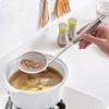 Art Design Creative Hot Sell New Stainless Steel Kitchen Tools Fine Mesh Skimmer Strainer Ladle