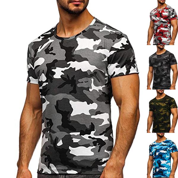 Buy Mens Fashion Camouflage T Shirts 