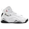 Air Jordan True Flight Grade School 'White' (Unisex) White / Gym Red-black-wolf Grey Vintage Basketball Shoes 343795 121