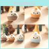 Cute Steamed Bun Mini Plushie Keychain Super Soft Pp Cotton Gift For Kids Teens